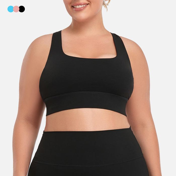 Plus-Size High-Support Sports Bra (2XS–4XL) — Reinforced Wings for Inclusive Activewear