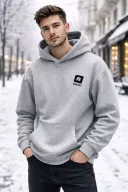 320gsm Team-Print Pullover Hoodie — Mid-Weight Blank for Clubs, Teams & Promo Merch