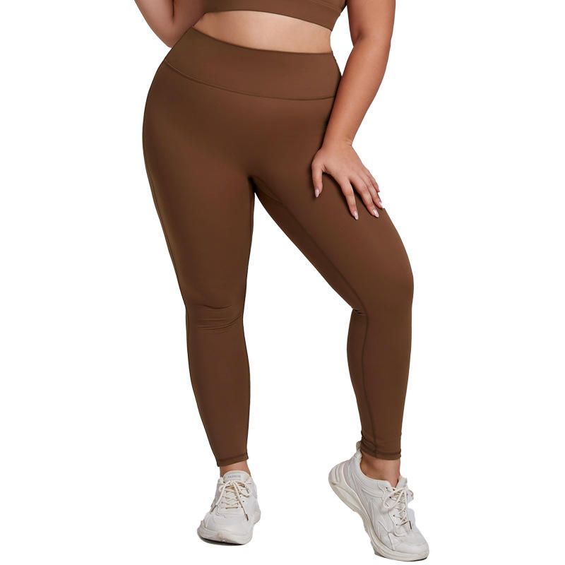 Plus-Size High-Rise Leggings (2XS–4XL) — 280gsm Sculpting Tights for Inclusive Activewear