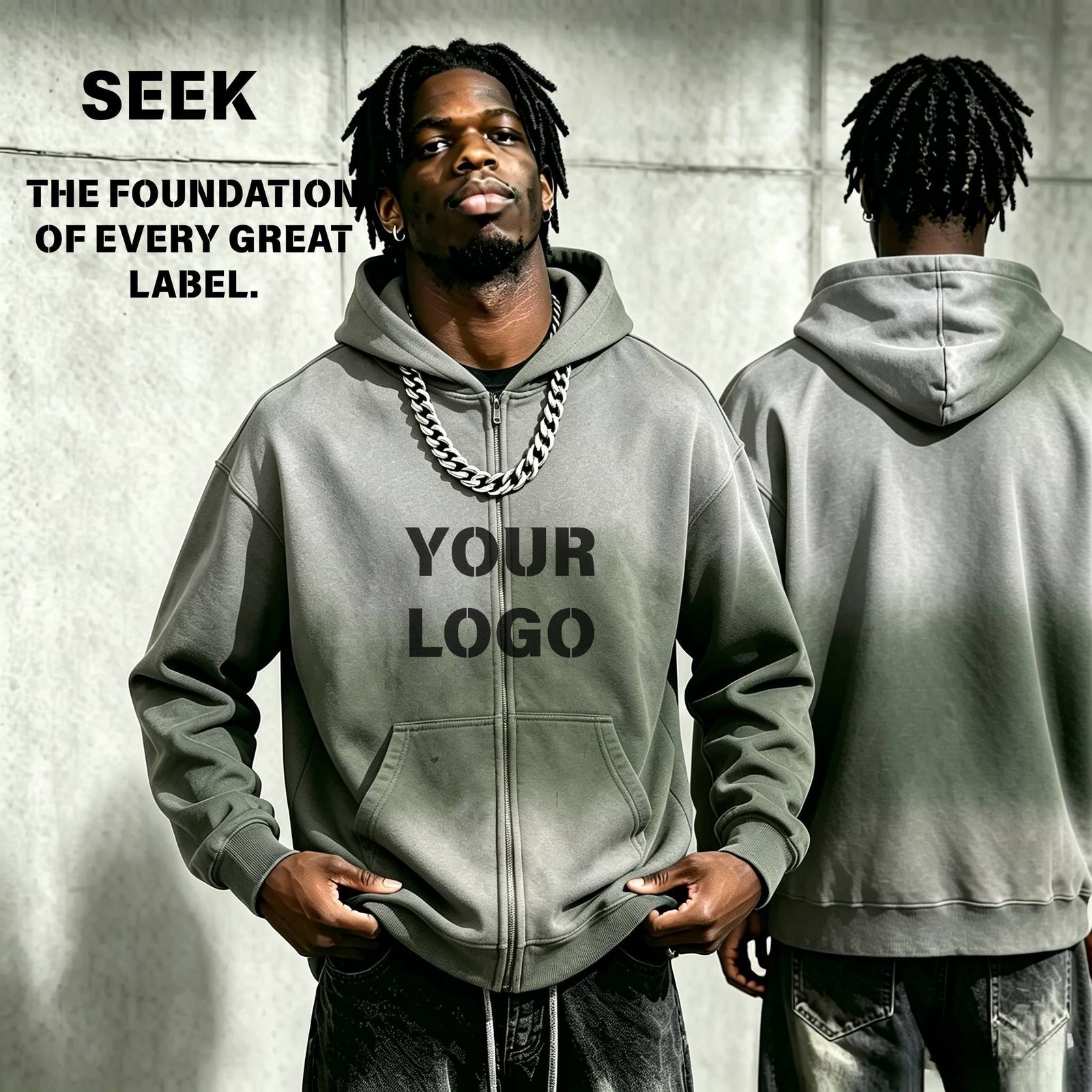 420gsm Garment-Dye Premium Hoodie — Long-Staple Fleece for Elevated Essentials Labels