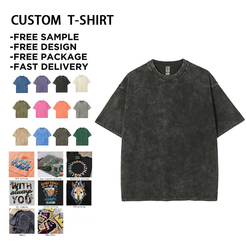 250gsm Plus-Size Oversized T-Shirt (2XS–5XL) — Extended-Grading Unisex Streetwear Basic